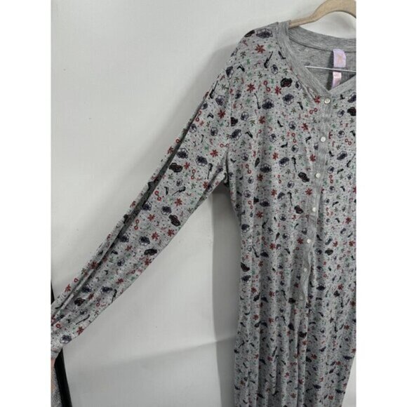 Savage X Fenty PJ Jumpsuit Women Large Grey It’s The Savage One Piece Holiday - Picture 11 of 14